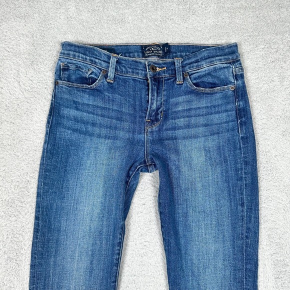 Lucky Brand Jeans Womens 6 / 28 Blue Dark Wash Brooke Slim Boot Cut Denim - Picture 3 of 13